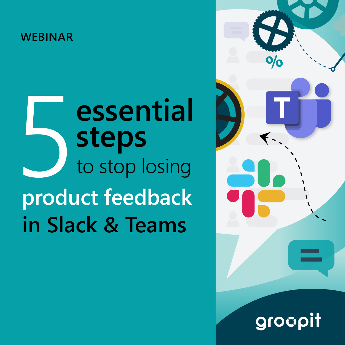 Groopit_SlackTeams_ProdFeedback_events_pg_July28_1200x1200_LK1 Stop losing product feedback in Slack & Teams