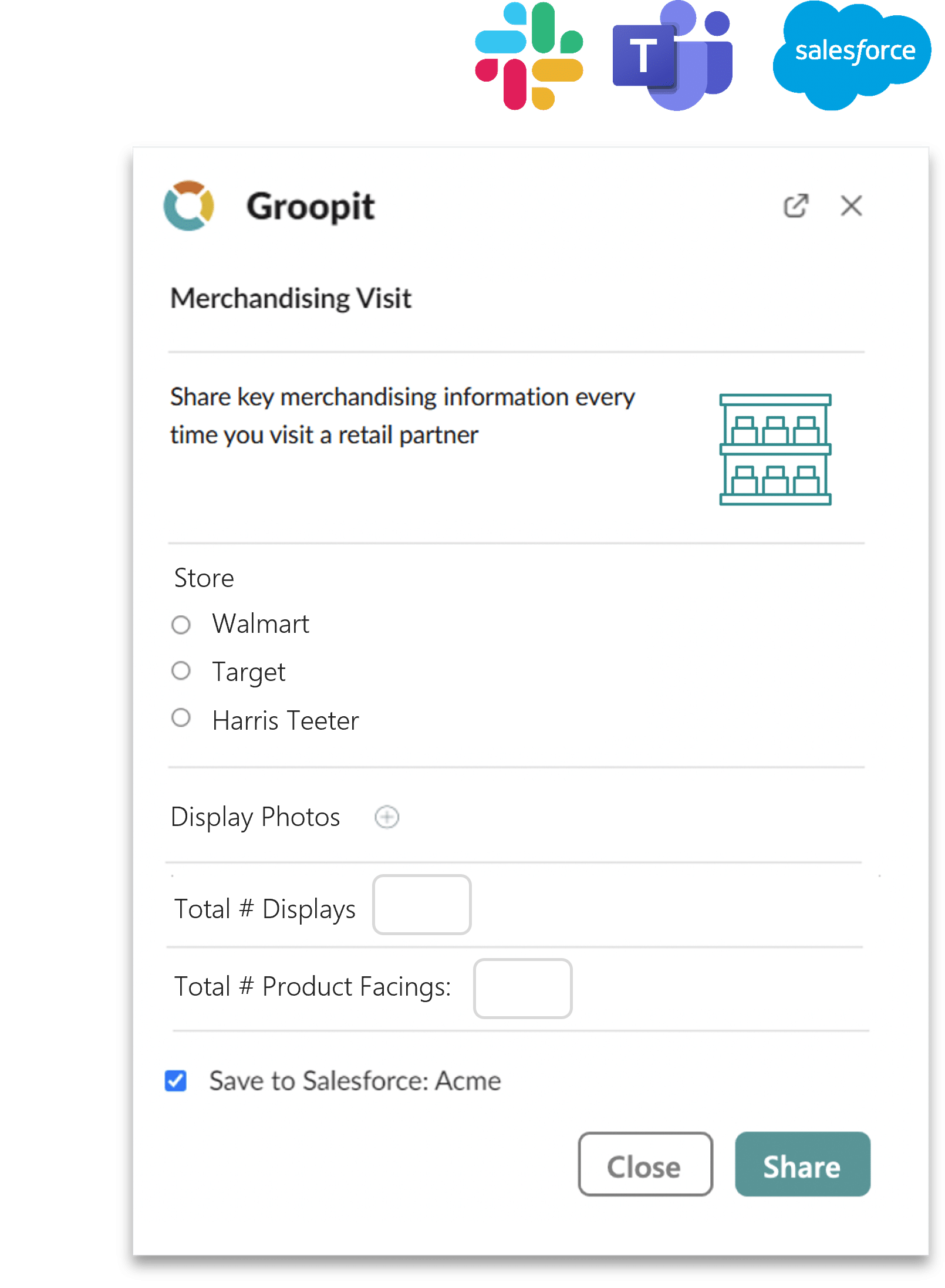 Merchandising Visit - share from wherever you work
